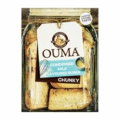 a carton of Ouma Rusks Condensed Milk 500g