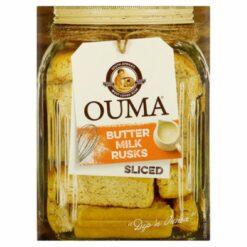 a carton of Ouma rusks Buttermilk sliced 450g