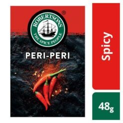 a box of Robertson's Peri Peri Spice Refill 48g