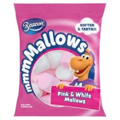 Beacon Mallows Pink & White 135g