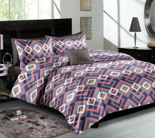 Queen Comforter Set Mink & Lilac