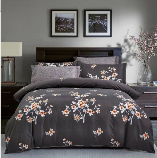 Queen Comforter Set Grey