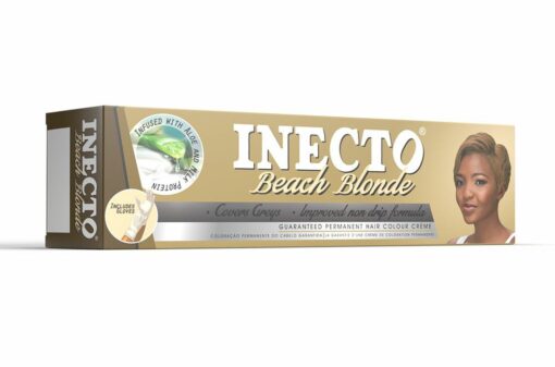 A box of Inecto Colours Beach Blonde 50ml