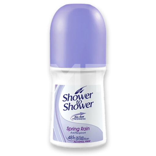 Shower To Shower Roll On Female Spring Rain 50ml