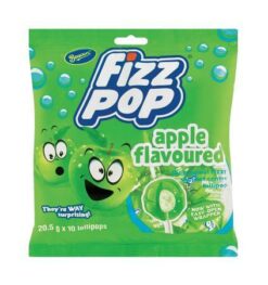 bag of beacon fizz pop 10's lolly pops