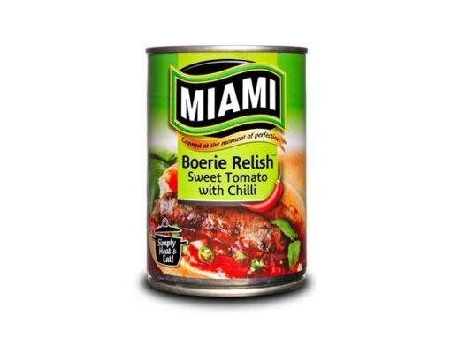 Miami Boerie Relish Sweet Tomato With Chilli 450g