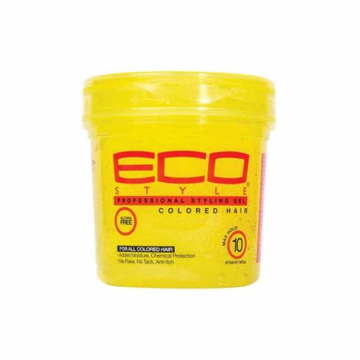 Eco Style Colour Treated Styling Gel Yellow 473ml