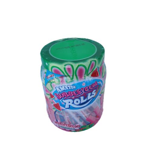 Amazon Gum Rolls Watermelon Flavoured 25X18G Jar