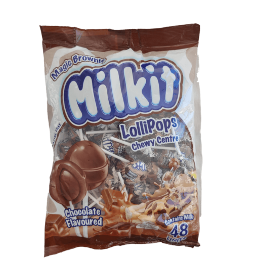 Milkit Lollipops Magic Chocolate Brownie Flavoured 48'S