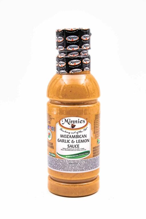 Minnies Mozambican Garlic & Lemon Sauce 250ml