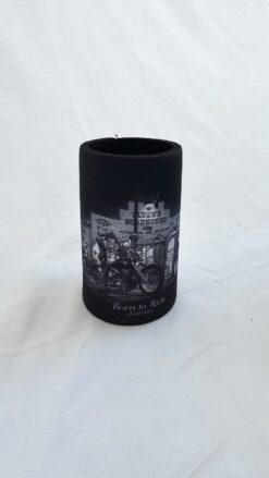 'Born To Ride' Stubby Holder with Bottom