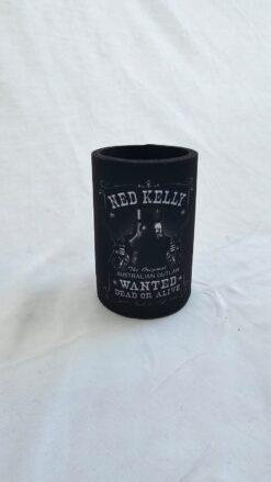 'Ned Kelly_The Original Australian Outlaw WANTED Dead or Alive' Stubby Holder with Bottom