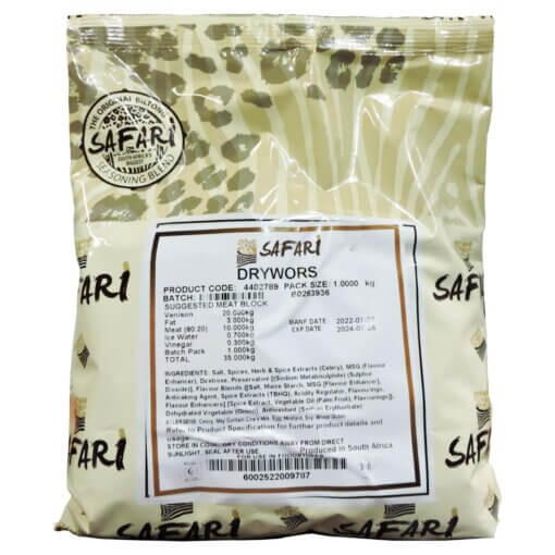 Crown National Safari Drywors Seasoning 1kg