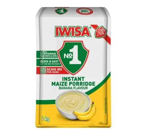 Iwisa Instant Breakfast Porridge Banana 1kg