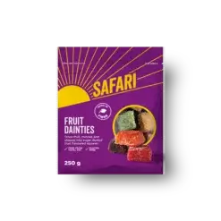 Safari Fruit Dainties Cubes 250g