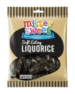 Mister Sweet Soft Eating Liquorice Original Flavour 175g